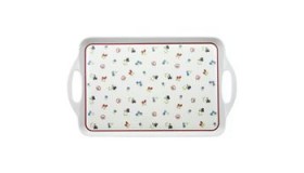 Petite Fleur Melamine Tray